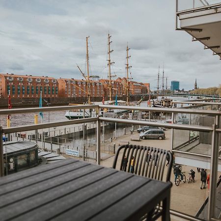 Moderne Wohnung Mit Weserblick Und Uferpromenade Brémai repülőtér Kültér fotó